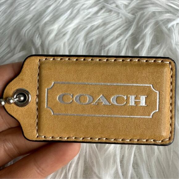 3" COACH Fob Bag Charm Hang tag Hangtag - Picture 1 of 2